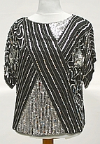 Pailletten Lurex Oberteile